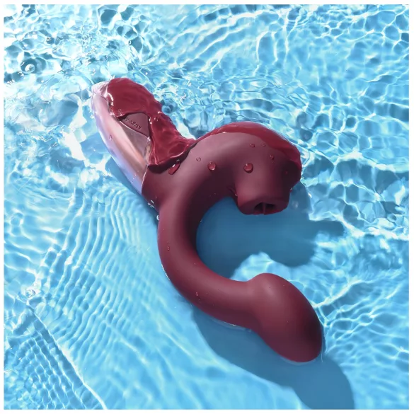 Magic Motion Magic Ponder - 2in1 csiklókaros vibrátor (bordó)