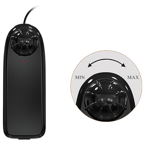 Baile Zebulon - élethű, herés vibrátor - 19cm (natúr)