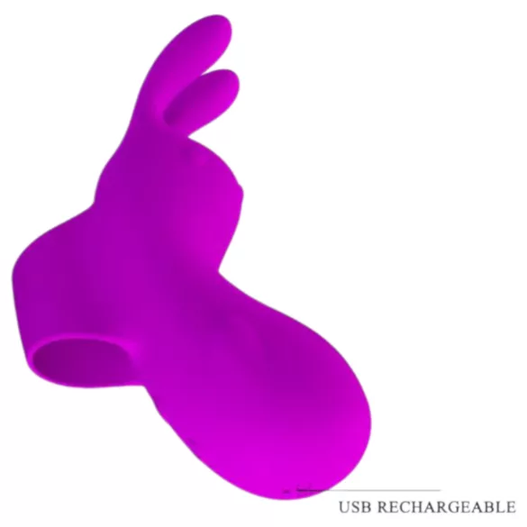 Pretty Love Bunny - nyuszis ujjvibrátor (lila)