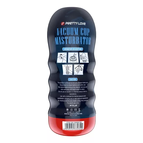 Pretty Love Vacuum Cup - élethű műpunci maszturbátor (testszínű)