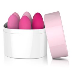 Sex HD Eggs - 6 db-os kegel golyó szett (pink)