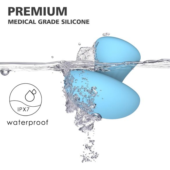 Magic Mushroom - akkus arc masszírozó (kék)