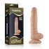 Lovetoy Real Extreme - tapadókorongos dildó - 21cm (natúr)