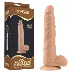 Lovetoy Real Extreme - tapadókorongos dildó - 24 cm