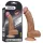 Lovetoy - élethű, hajlított dildó - 20 cm (testszínű)