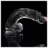 Lovetoy Flawless Clear - tapadókorongos dildó - 19 cm (átlátszó)