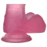 Lovetoy Jelly Studs - tapadókorongos dildó - 15 cm (pink)