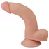 Lovetoy Sliding-Skin - kétrétegű dildó - 21 cm (testszínű)