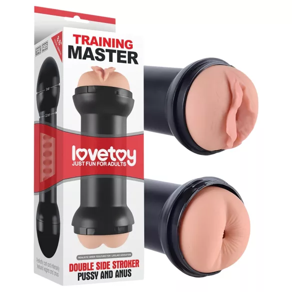Lovetoy - punci és popsi maszturbátor (testszínű)