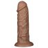 Lovetoy Chubby - tapadókorongos élethű dildó - 25cm (natúr)