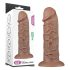 Lovetoy Chubby - tapadókorongos élethű dildó - 25cm (natúr)