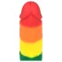 Lovetoy Prider - élethű dildó - 19cm (szivárvány)