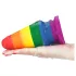 Lovetoy Prider - anál tágító plug - 15 cm (szivárvány)