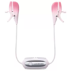   Lovense Gemini - App-vezérelt vibrációs mellbimbó csipesz (pink)