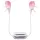 Lovense Gemini - App-vezérelt vibrációs mellbimbó csipesz (pink)