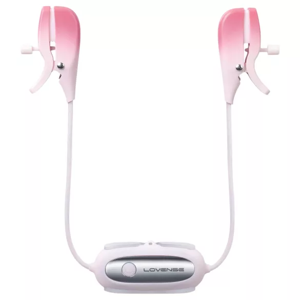 Lovense Gemini - App-vezérelt vibrációs mellbimbó csipesz (pink)