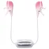 Lovense Gemini - App-vezérelt vibrációs mellbimbó csipesz (pink)
