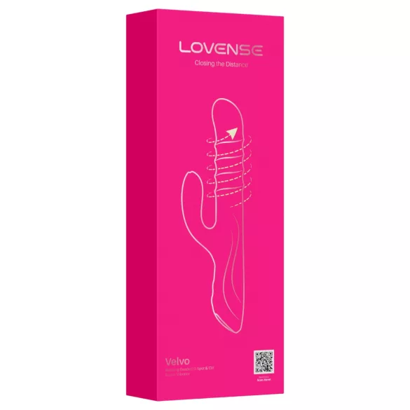 Lovense Velvo - App-vezérelt gyöngyös vibrátor (pink)