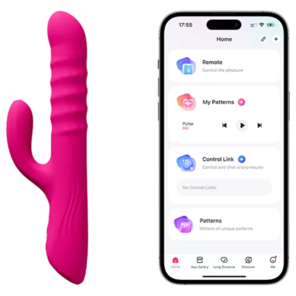 Lovense Velvo - App-vezérelt gyöngyös vibrátor (pink)