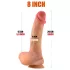 FeelSkin - ultra realisztikus herés dildó - natúr (21 cm)