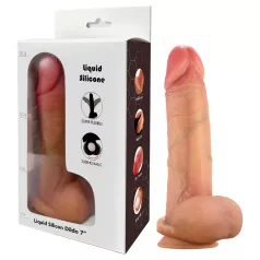   FeelSkin - ultra realisztikus herés dildó - natúr (18,5 cm)