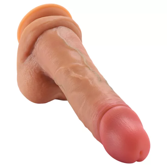 FeelSkin - ultra realisztikus herés dildó - natúr (18,5 cm)