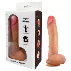   FeelSkin - ultra realisztikus herés dildó - natúr (20,5 cm)