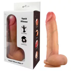 FeelSkin - ultra realisztikus herés dildó - natúr (23 cm)