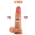 FeelSkin - ultra realisztikus herés dildó - natúr (16 cm)
