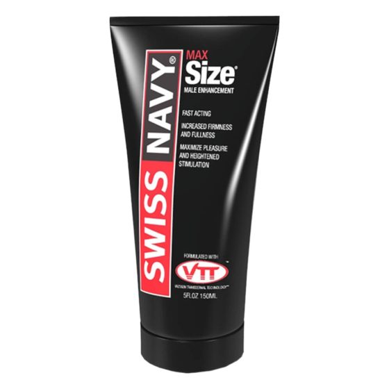 Swiss Navy MAX Size - stimuláló krém férfiaknak (150ml)