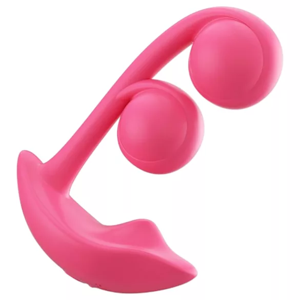 Honey Play Box Melody - okos, gyöngyös 2in1 vibrátor (piros)