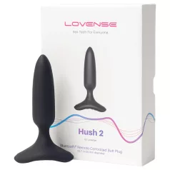   LOVENSE Hush 2 XS - akkus kis anál vibrátor (25 mm, fekete)