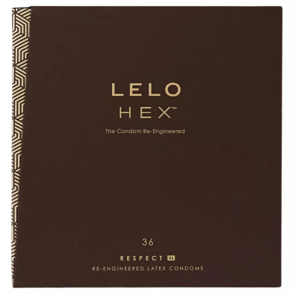 LELO Hex Respect XL - luxus óvszer (36 db)