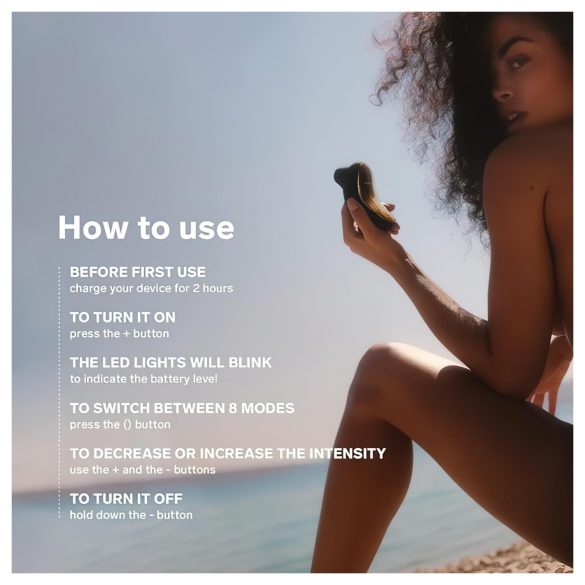 LELO Sona - hanghullámos csiklóizgató (cseresznye)