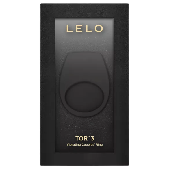 LELO Tor 3 - akkus, okos vibrációs péniszgyűrű (fekete)