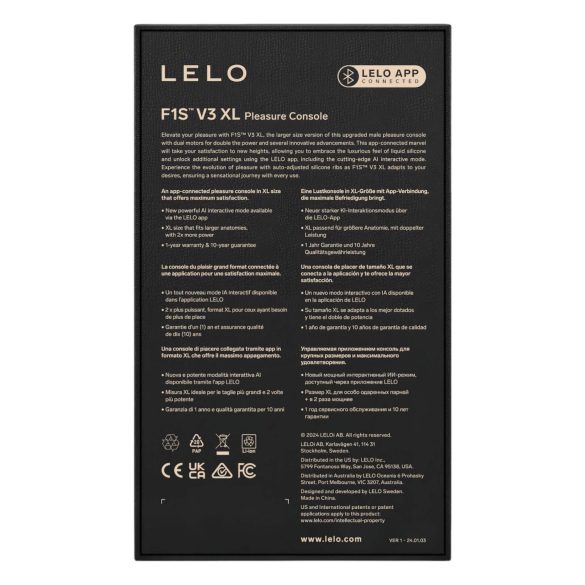 LELO Siri 3 - hanggal aktiválható csikló vibrátor (lila)