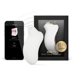LELO Sona 3 - hanghullámos csiklóizgató (fehér)
