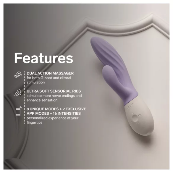 LELO INA Twist - appos, csiklókaros G-pont vibrátor (lila)