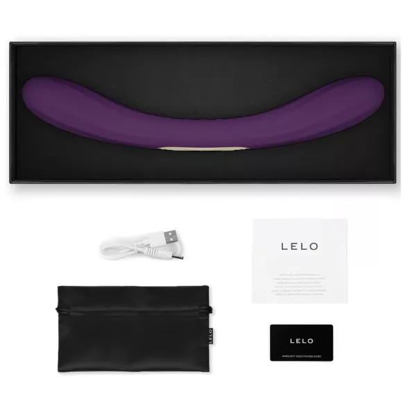LELO Boomerang - kétvégű vibrátor (lila)