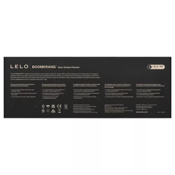 LELO Boomerang - kétvégű vibrátor (lila)