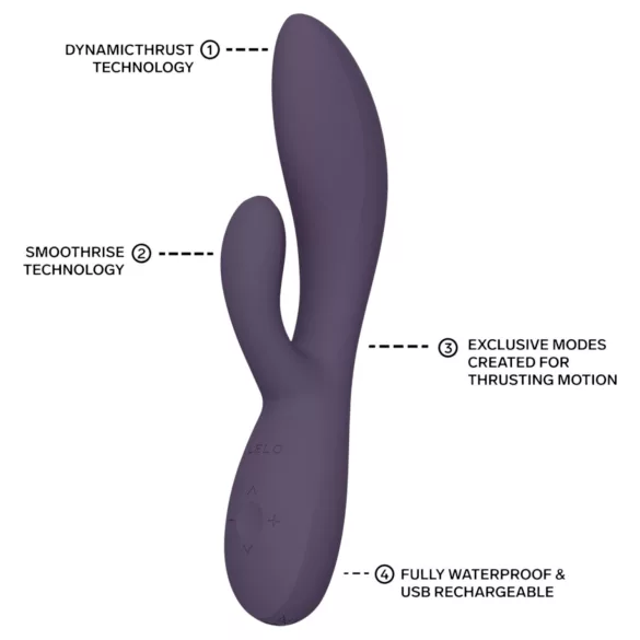 LELO - INA Thrust lökő nyuszivibrátor (lila)