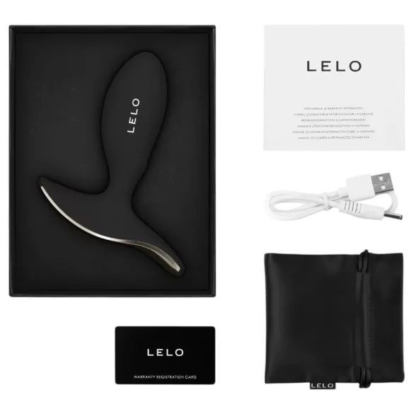 LELO Surfer - okos vibrációs anál plug (fekete)