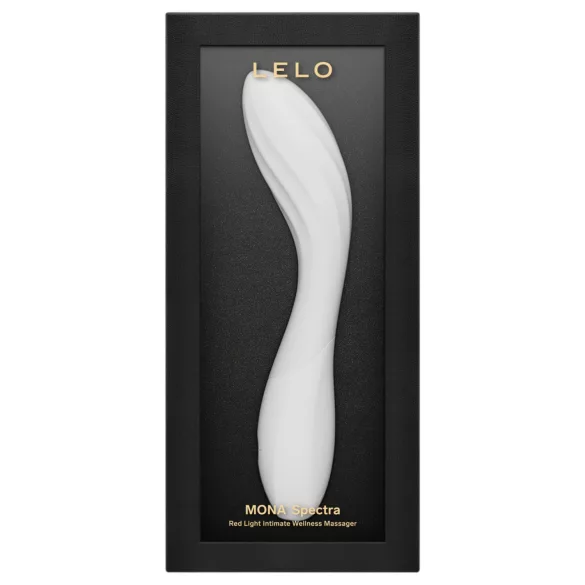 LELO Mona Spectra - okos G-pont vibrátor LED-fénnyel (fehér)