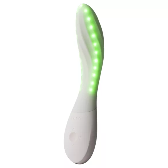 LELO Mona Spectra - okos G-pont vibrátor LED-fénnyel (fehér)