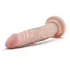 Dr. Skin 7,5 - tapadókorongos élethű dildó (natúr, 19 cm)