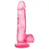 B Yours Sweet N Hard 4 - herés dildó - 18cm (pink)