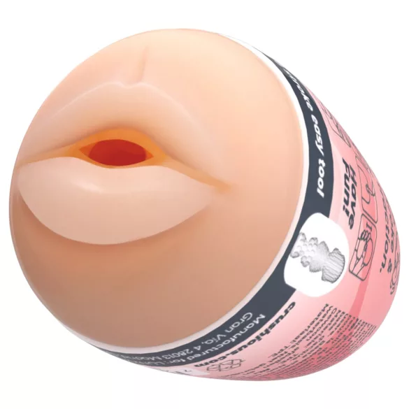 Crushious Ezy Egg Mouth - maszturbátor tojás férfiaknak (testszínű)