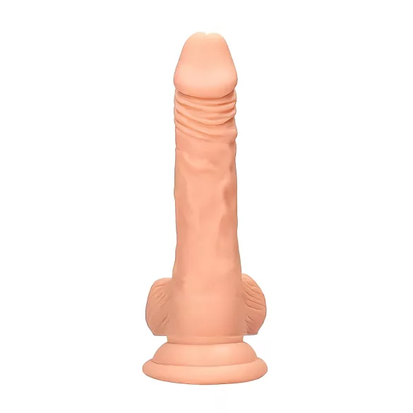 RealRock Dong 7 - élethű, herés dildó (17cm) - natúr