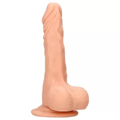   RealRock Dong 8 - élethű, herés dildó (20 cm, testszínű)