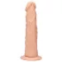 RealRock Dong 7 - élethű dildó (17 cm, testszínű)